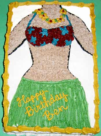 Hawaiian Birthday Cakes on Birthday Cakes By Delights